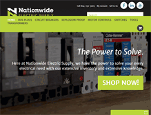 Tablet Screenshot of nationwideelectric.com